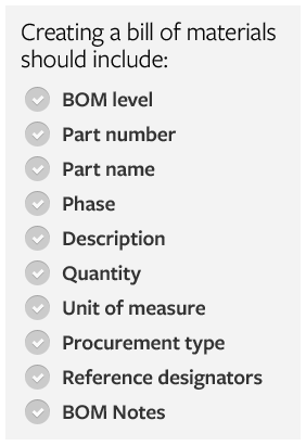 bom list