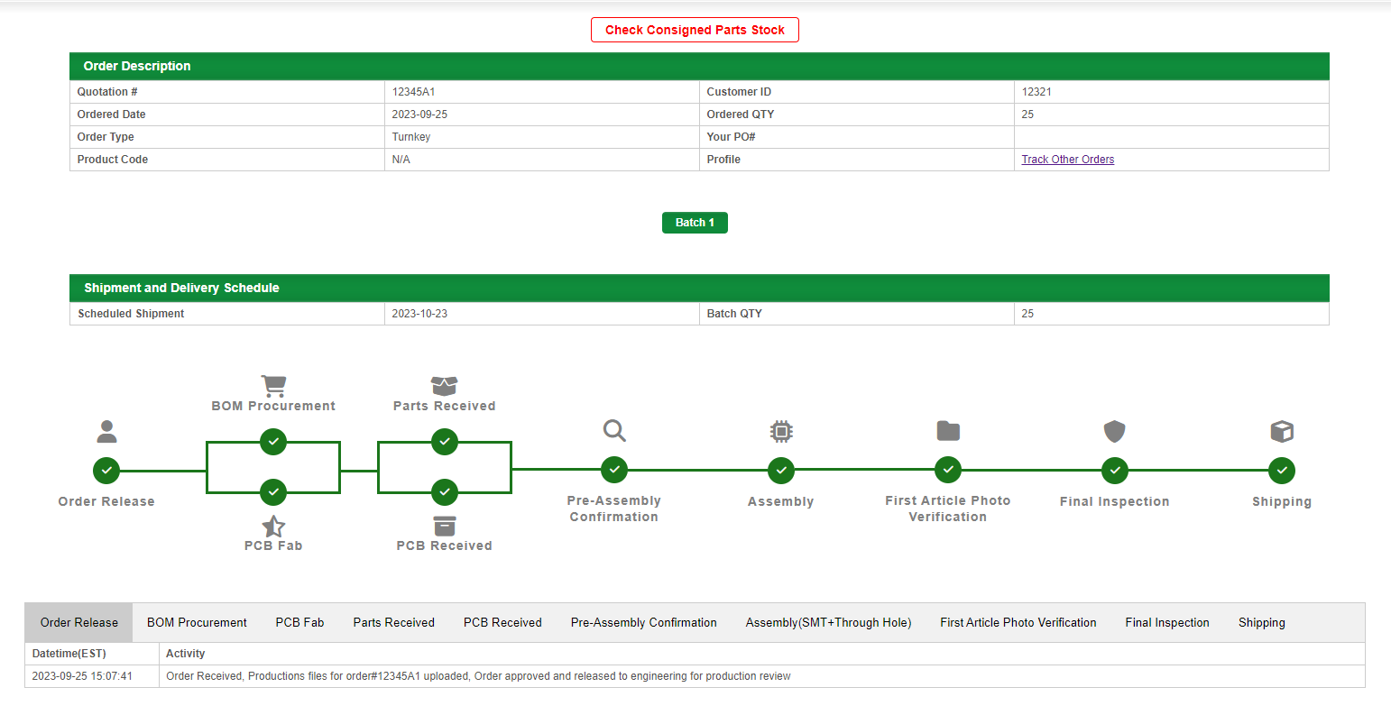 tracking result