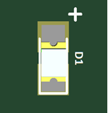 Diode polarity